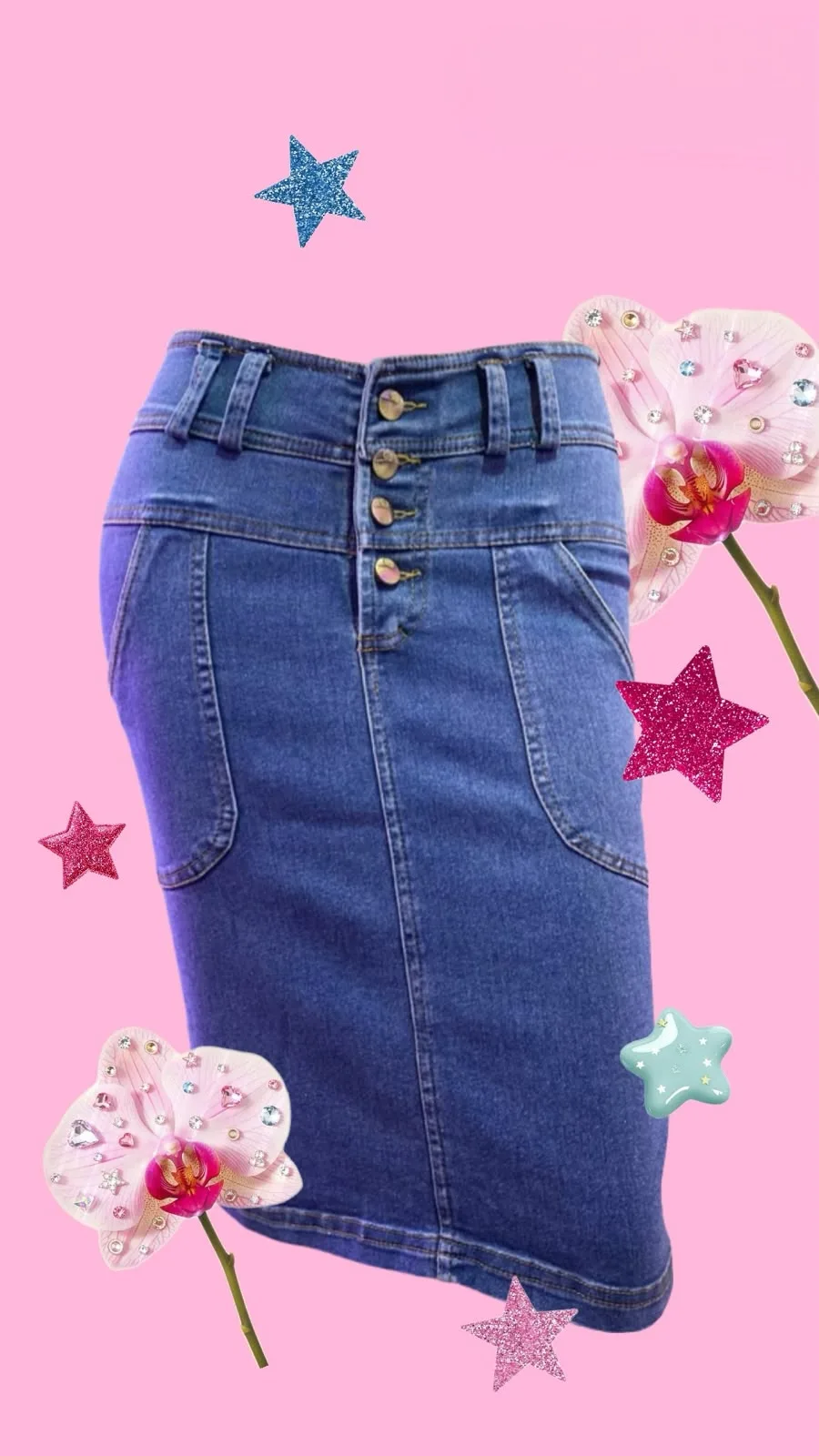 Falda Jean