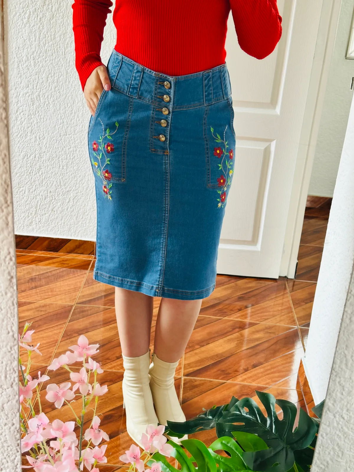 Falda en jean
