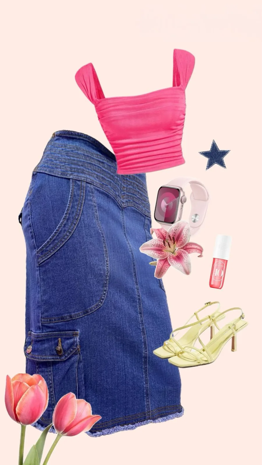 Falda en jean
