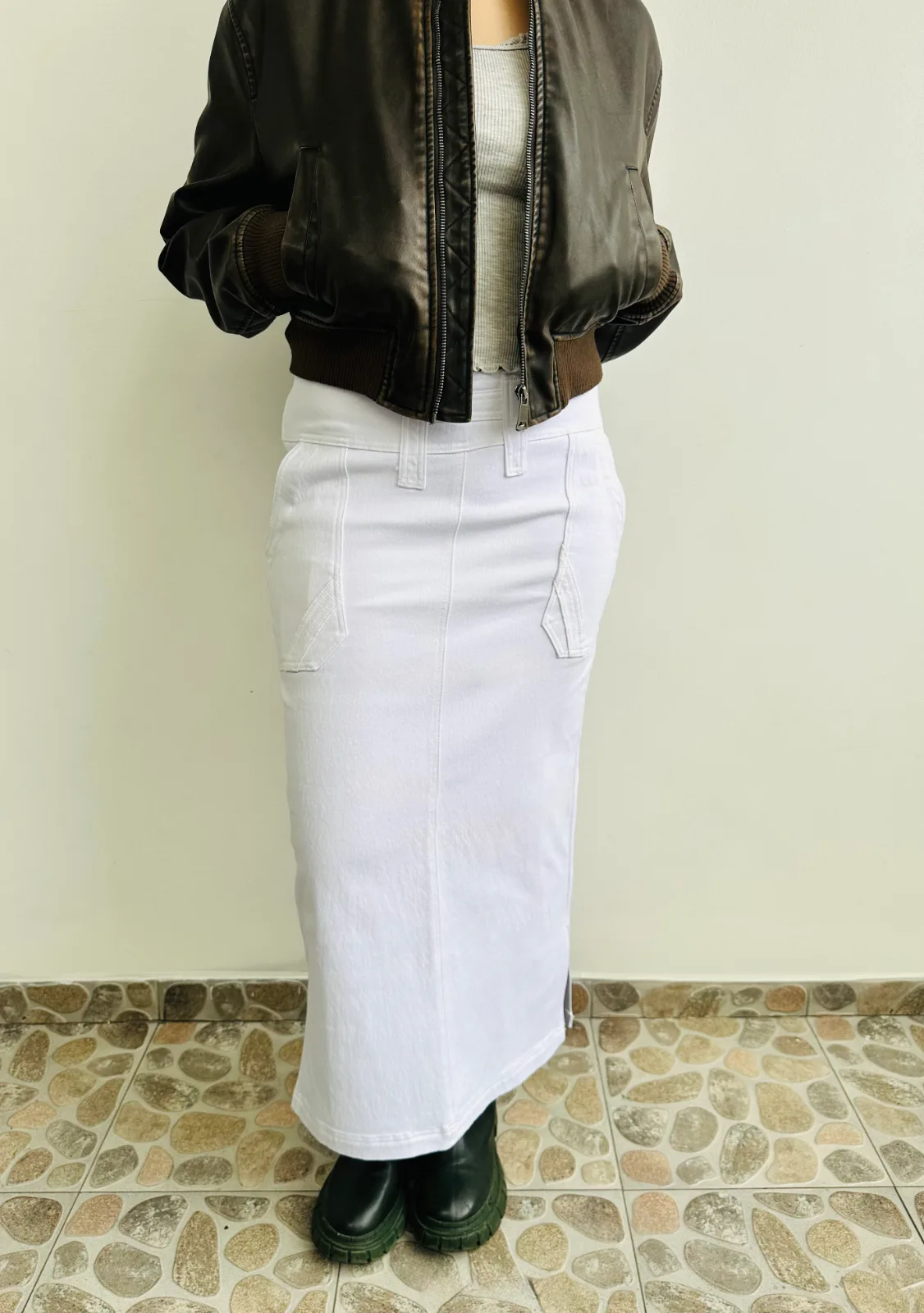 Falda en jean